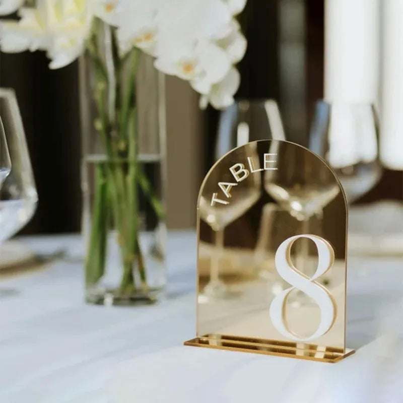 Elevated Table Numbers